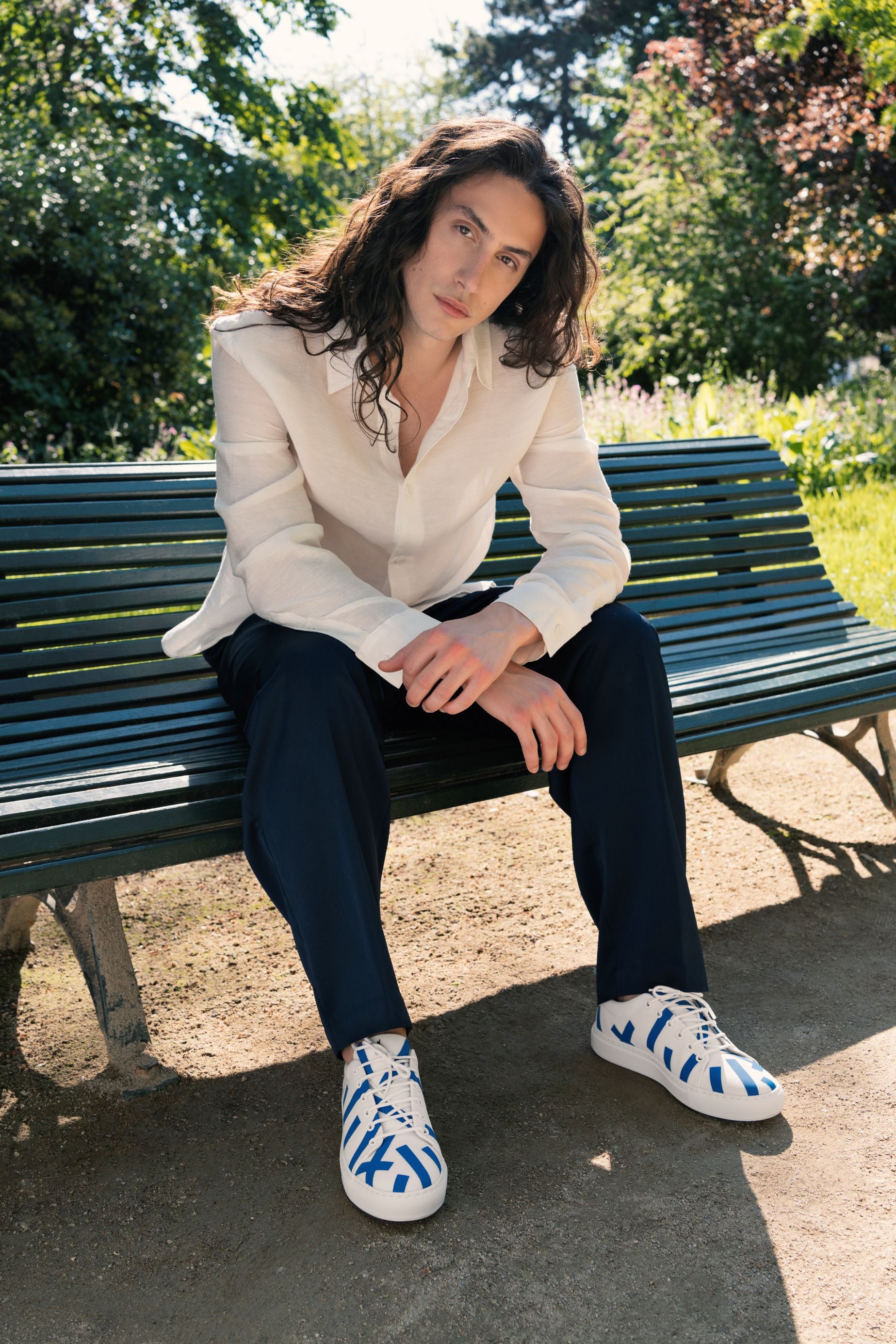 Confetti Sneaker - Paris Blue