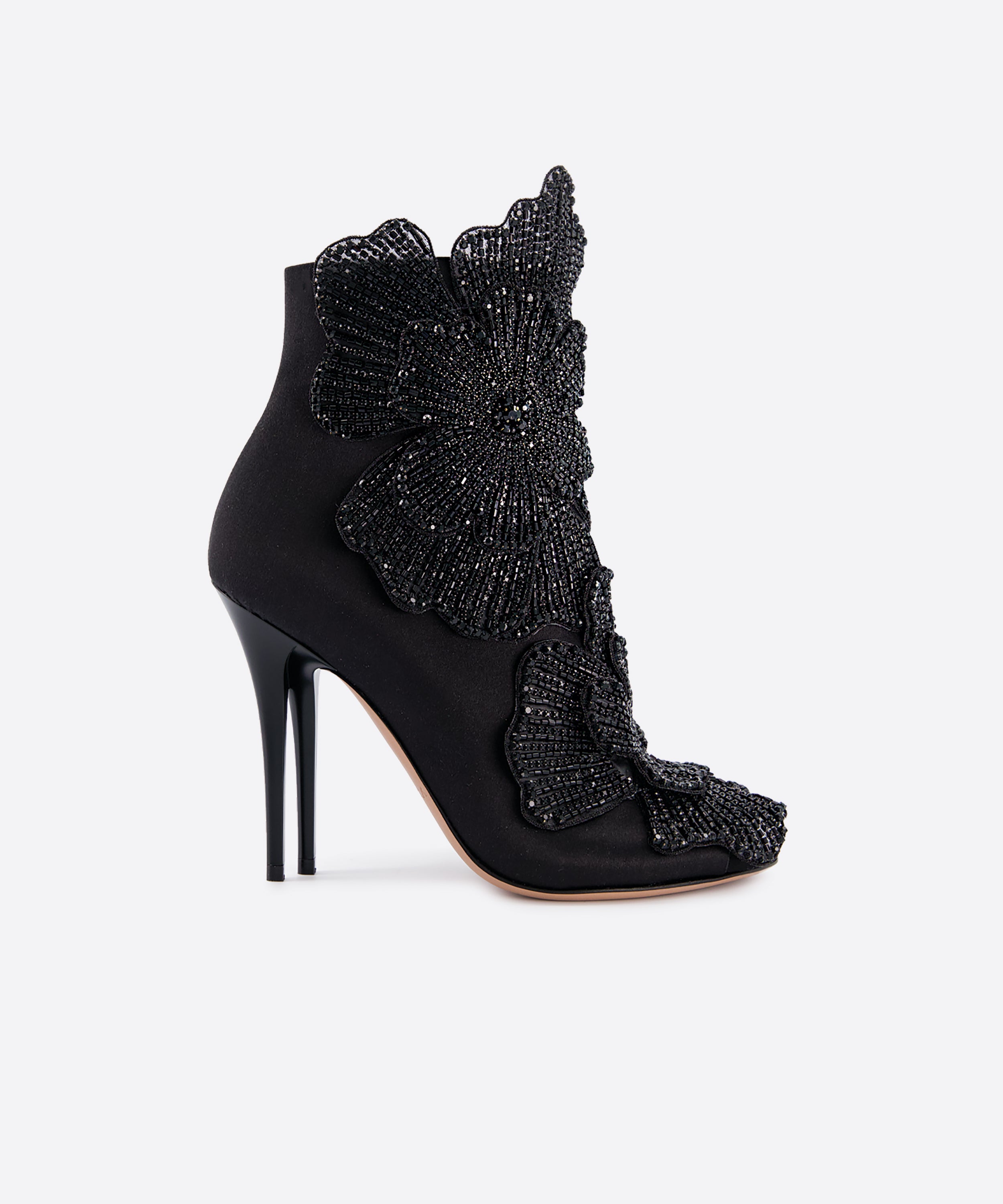 Yazarine Flower Boots 105 - Black