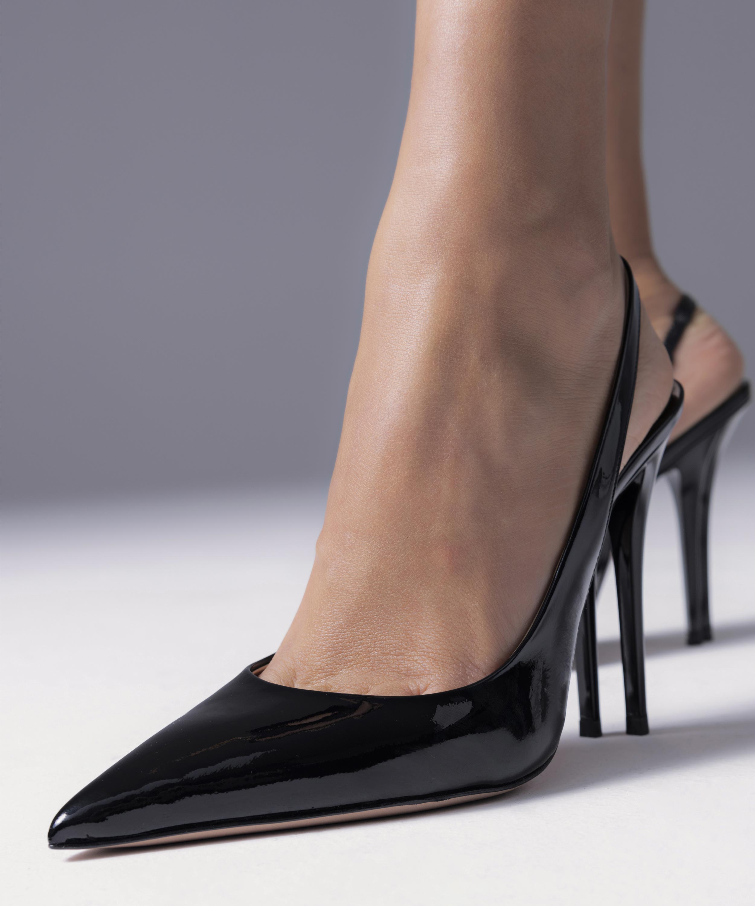 Au revoir Slingbacks 105 - Gloss Black