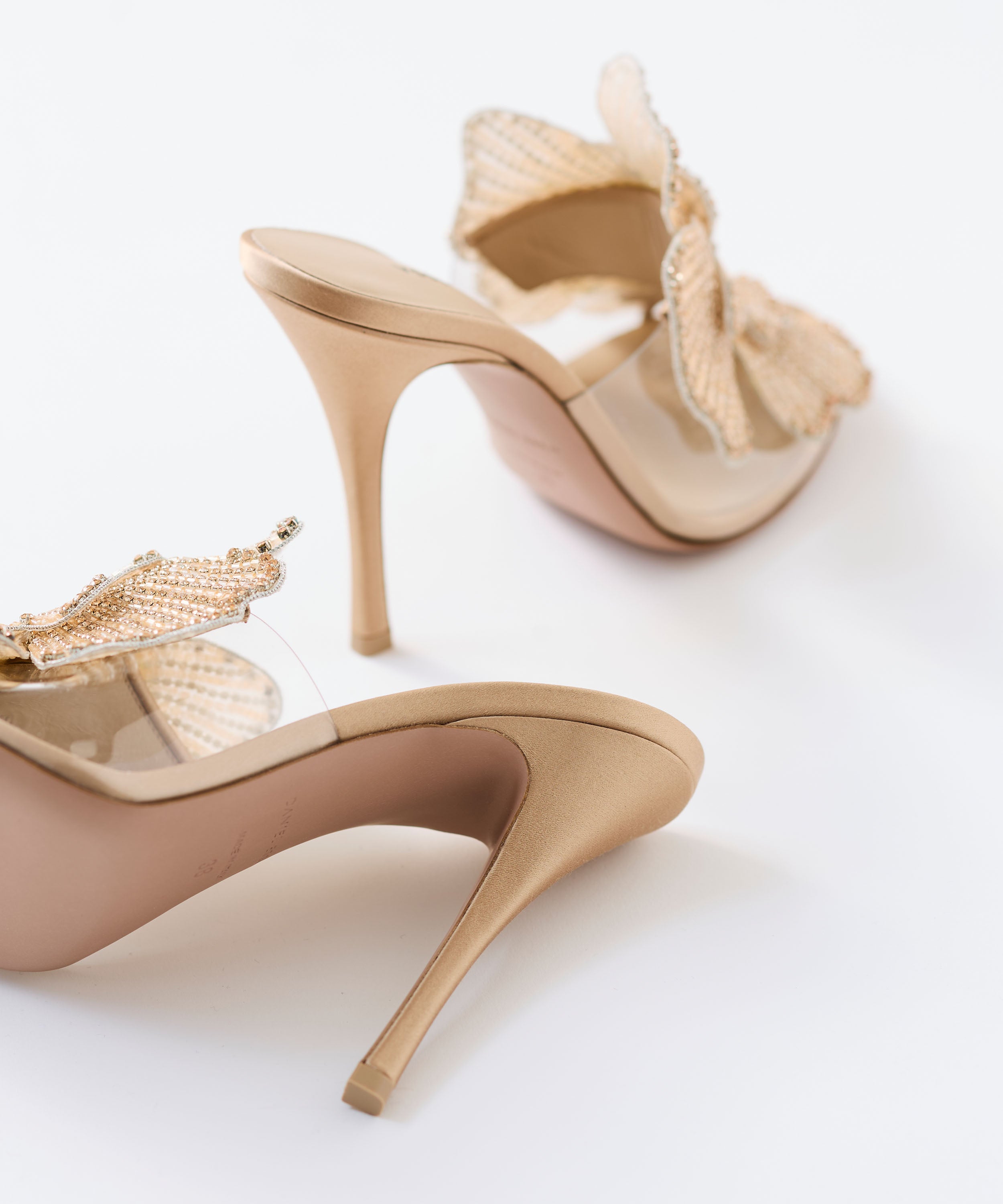 Bisous Flower Mules 105 - نيود
