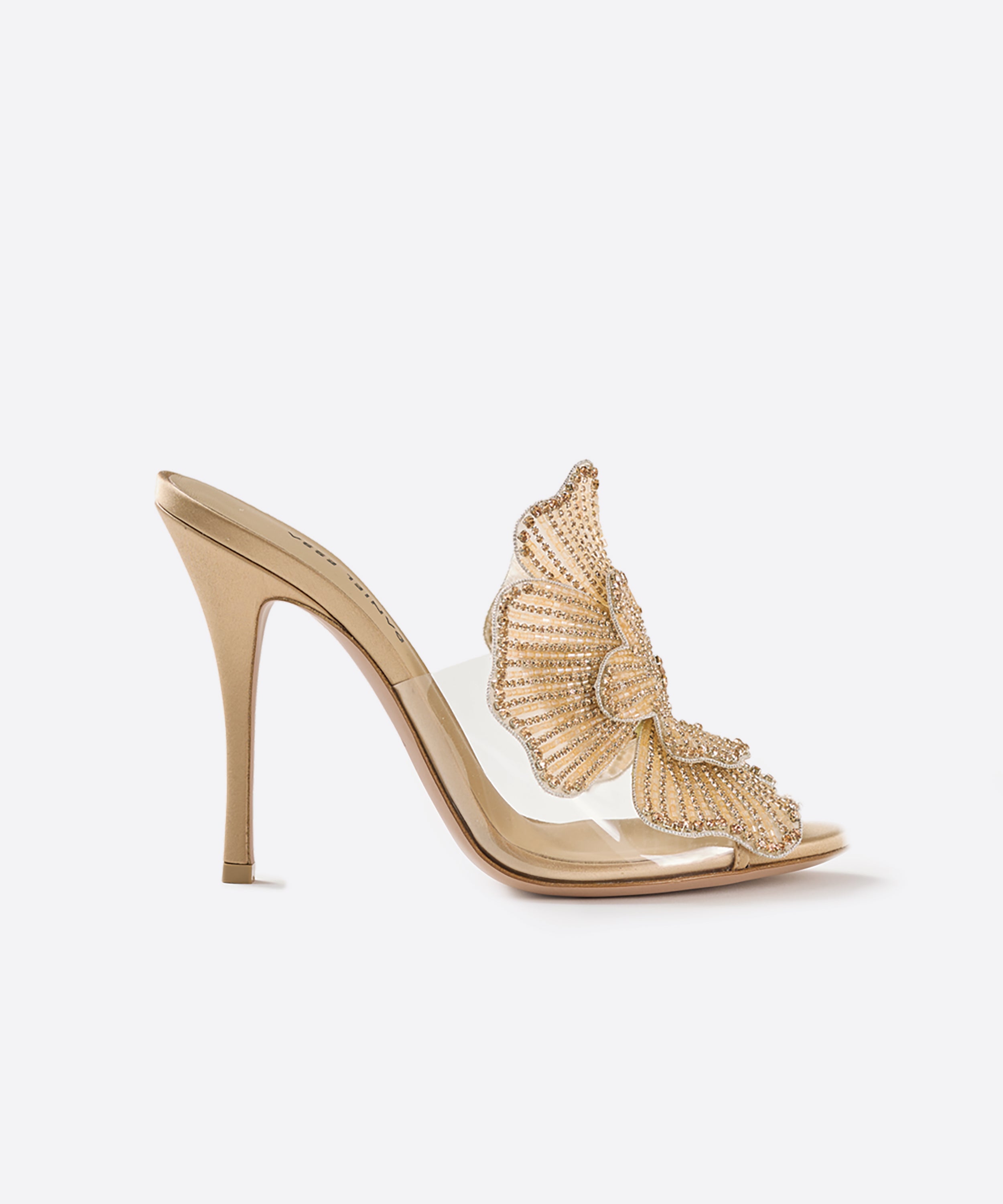 Bisous Flower Mules 105 - Nude
