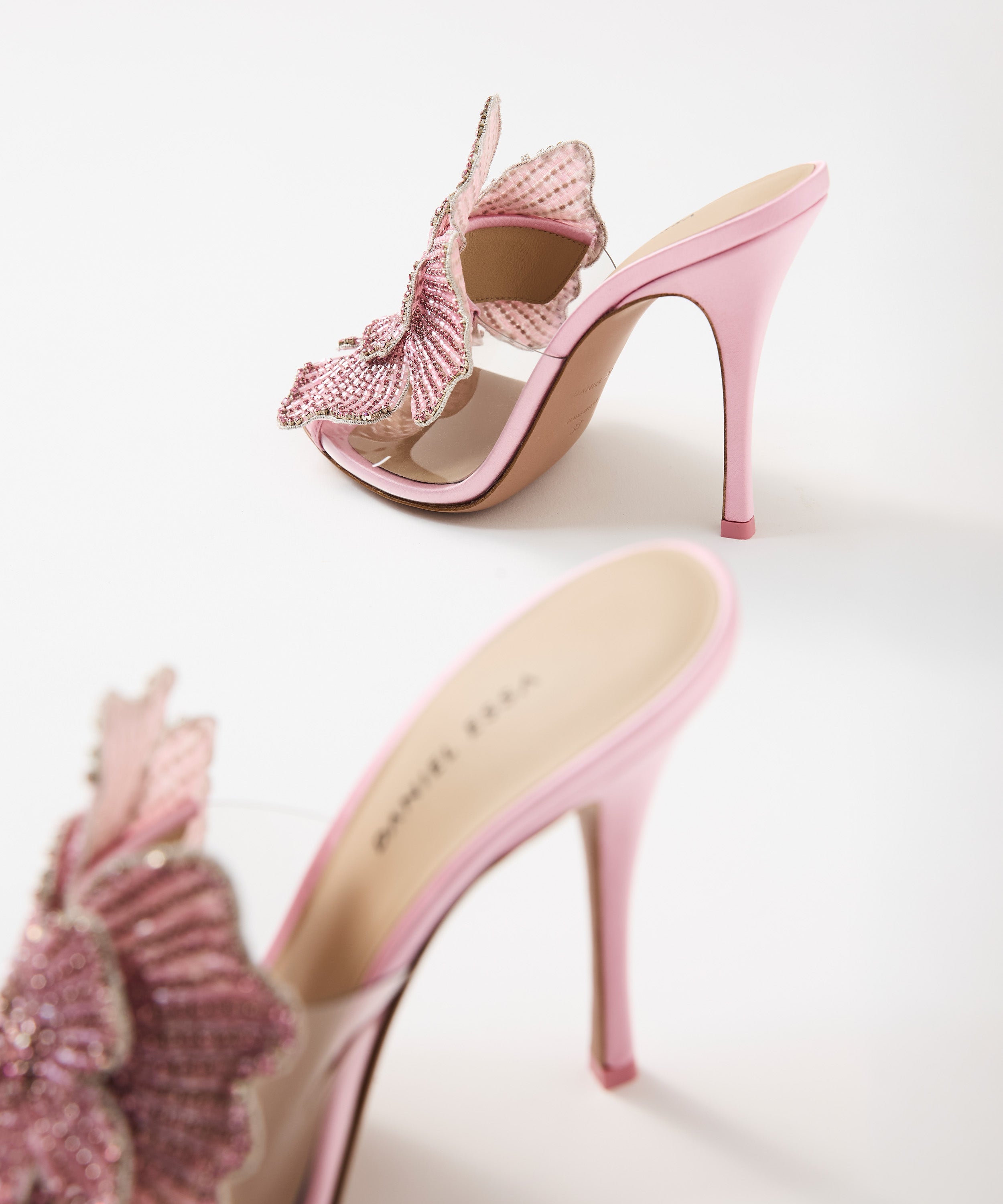 Bisous Flower Mules 105 - وردي