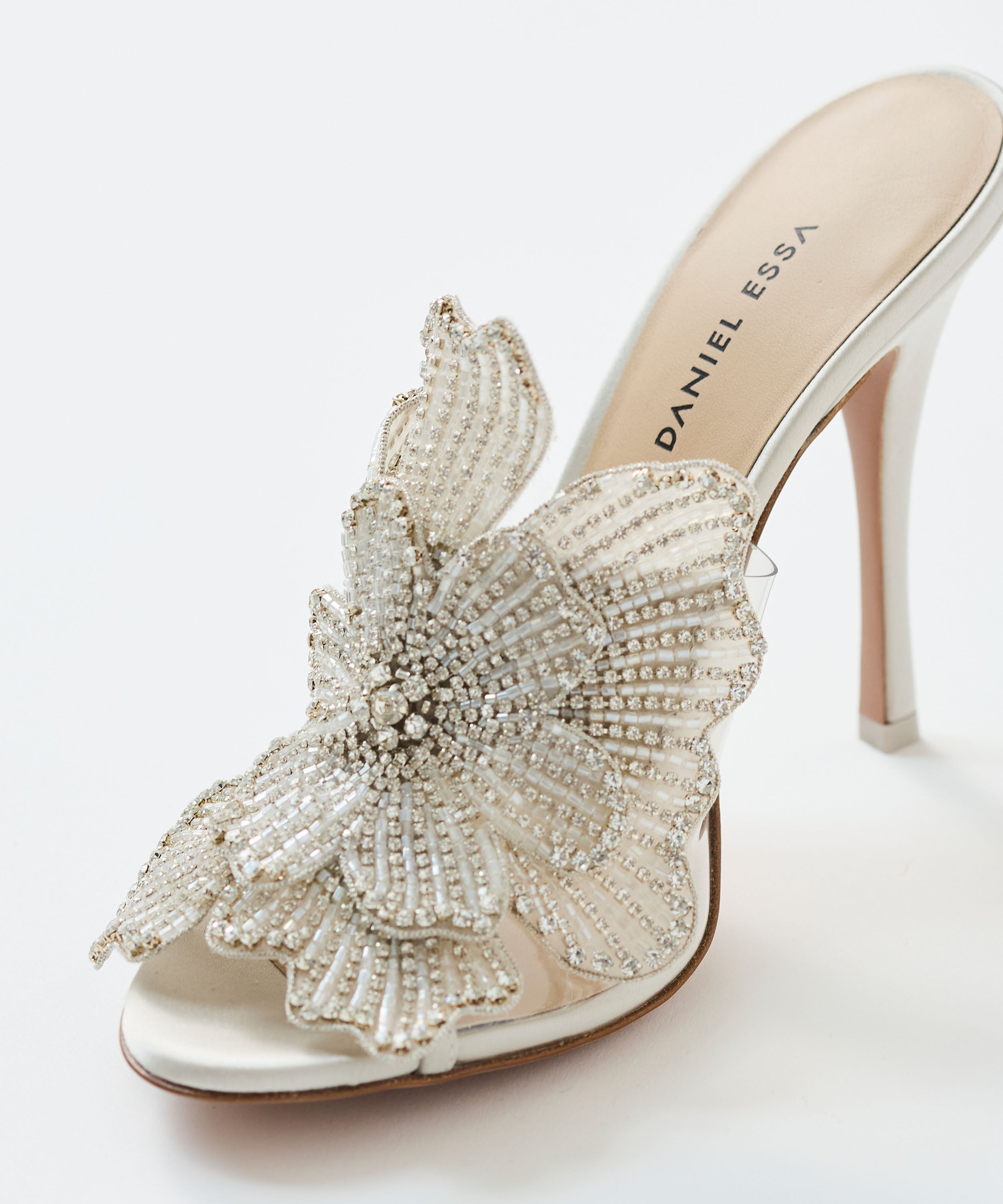 Bisous Flower Mules 105 - فضي