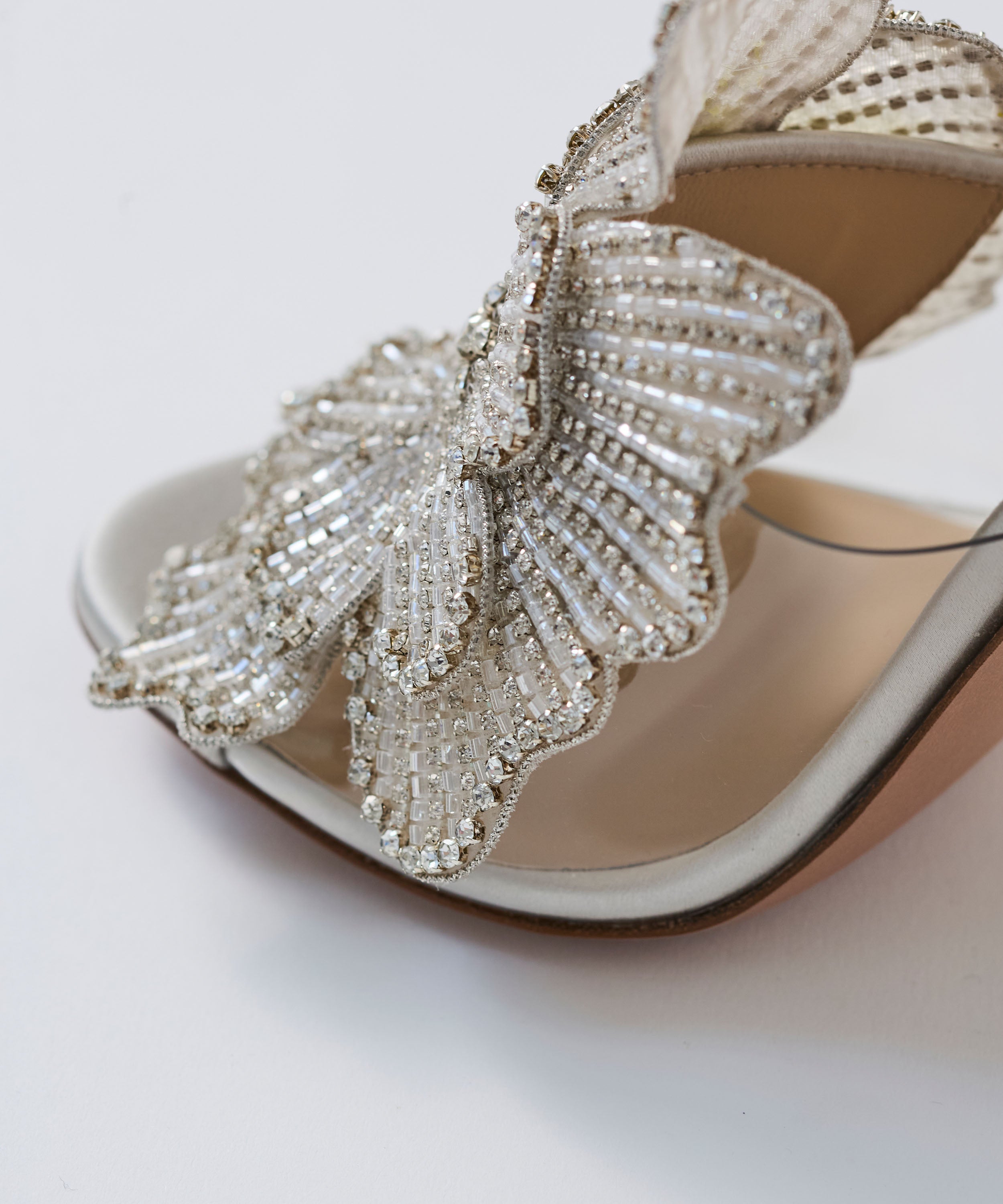 Bisous Flower Mules 105 - فضي