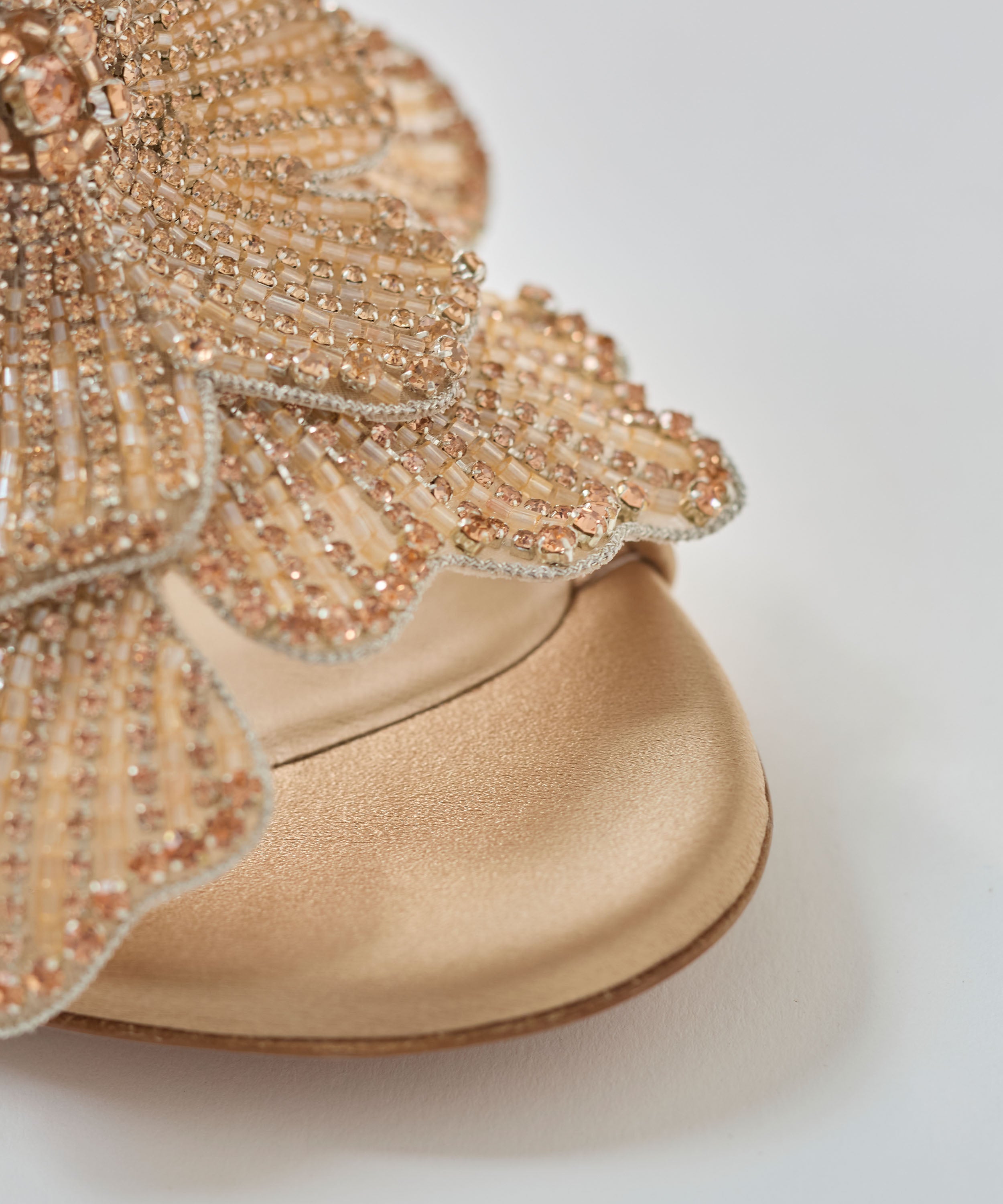 Bisous Flower Mules 80 - نيود