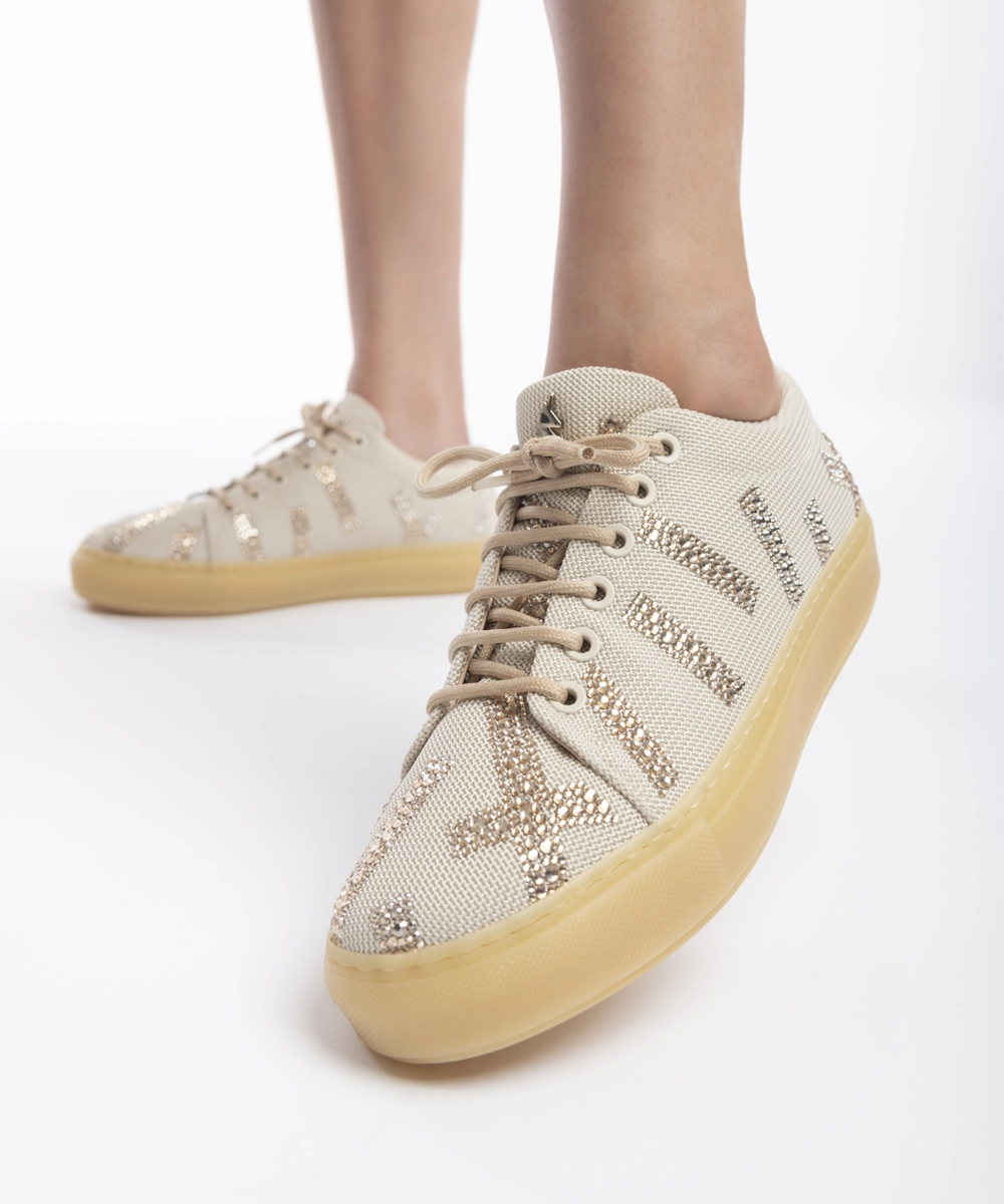 Confetti Sneaker - Sandstone