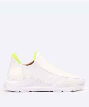 Electron. 04 White and Neon Sneaker